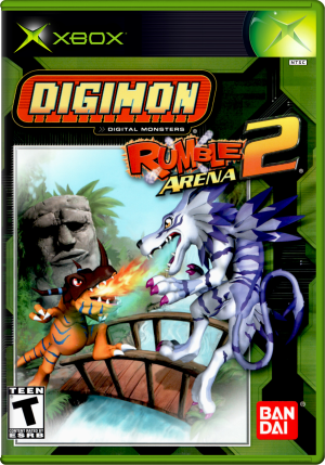 Digimon Rumble Arena 2 (USA) 2D Box Front